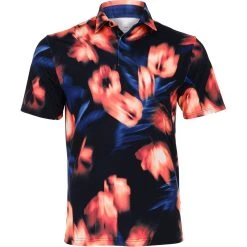 Under Armour Playoff 2.0 Crocus Blur Floral Shirt Polo Short Sleeve Golf Apparel