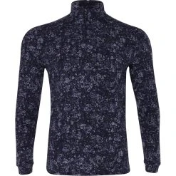 Under Armour Playoff 3.0 Printed 1/4 Zip Outerwear Pullover Golf Apparel