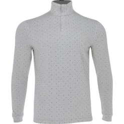 Under Armour Playoff Geo Print 1/4 Zip Outerwear Pullover Golf Apparel