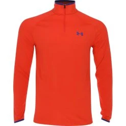 Under Armour T2 Green 1/4 Zip Outerwear Pullover Golf Apparel