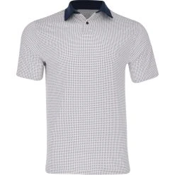 Under Armour T2 Green Half Moons Print Shirt Polo Short Sleeve Golf Apparel