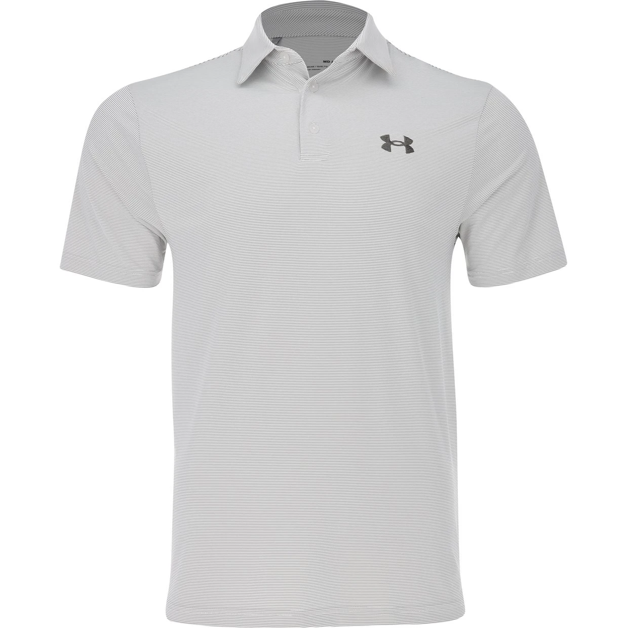 Under Armour T2 Green Trail Stripe Shirt Polo Short Sleeve Golf Apparel 1 Under Armour T2 Green Trail Stripe Shirt Polo Short Sleeve Golf Apparel