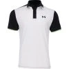 Under Armour T2 Green Turf Blocked Shirt Polo Short Sleeve Golf Apparel
