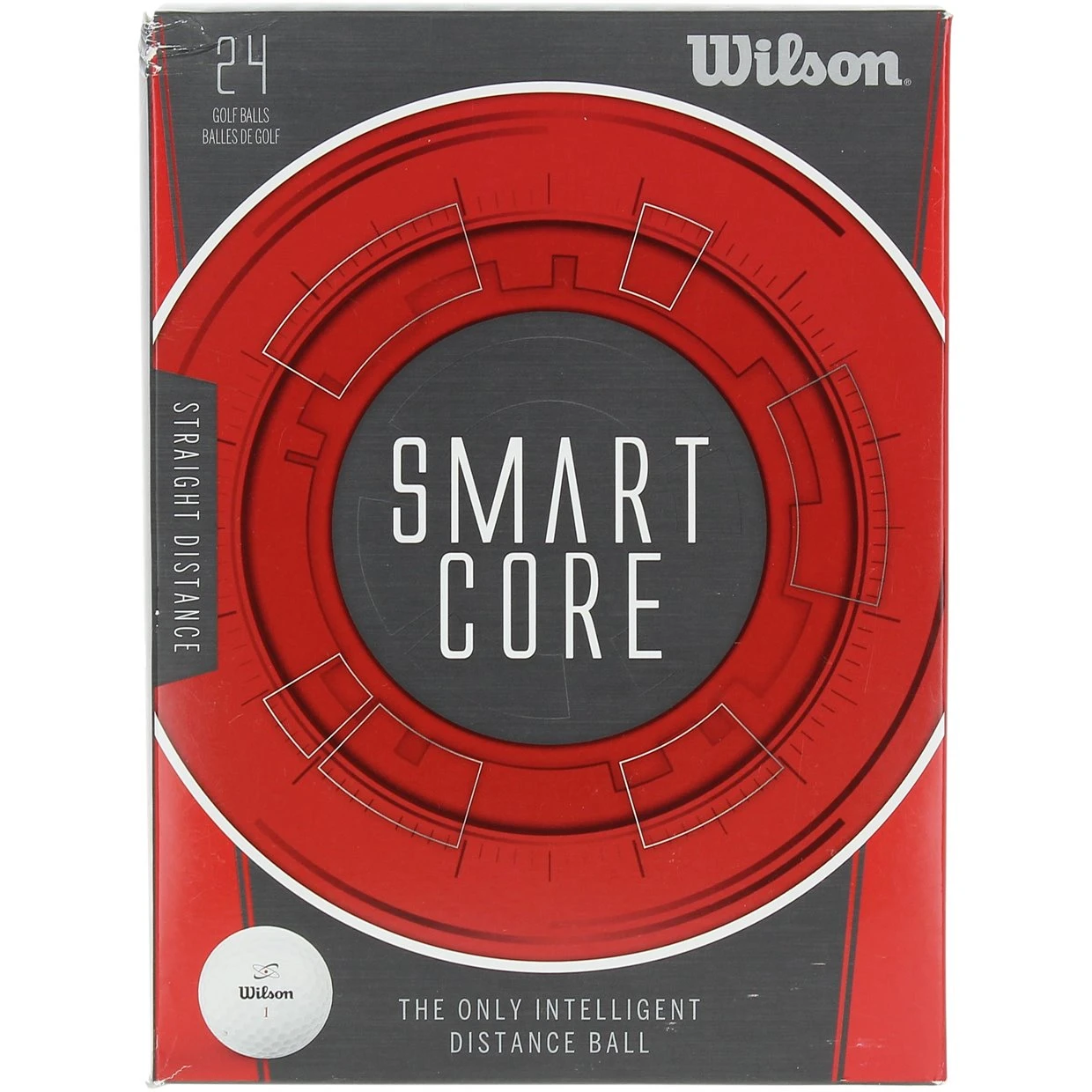 Wilson SmartCore Straight Distance Double Dozen Distance Golf Balls 1 Wilson SmartCore Straight Distance Double Dozen Distance Golf Balls